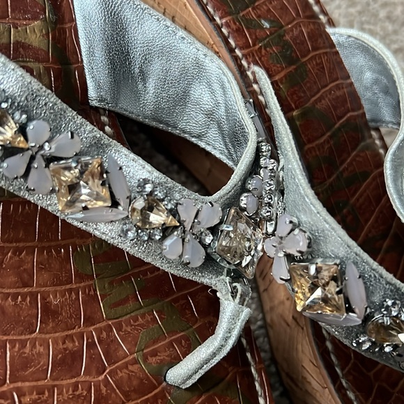 Sam Edelman “Randi” Jeweled Embellished Sandals, Size 6.5 - Picture 3 of 8